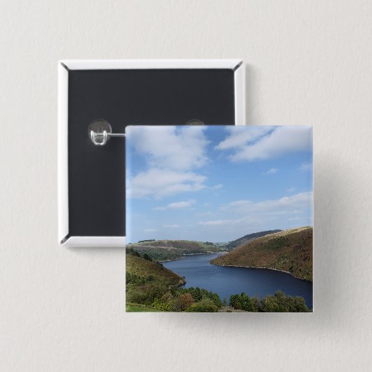 LAKES VIERKANTE BUTTON 5,1 CM (Voorkant /achterkant)