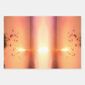 Lakeshore Sunset sunrise Lake Arrowiad Inpakpapier Vel (Voorkant 2)