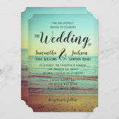  Lakeside Beach Wedding Kaart (Voorkant / Achterkant)