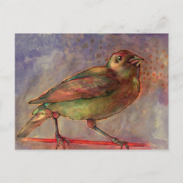 Lakeside Bird Waterverf  briefkaart
