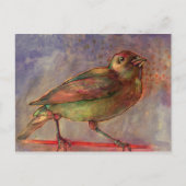 Lakeside Bird Waterverf  briefkaart (Voorkant)