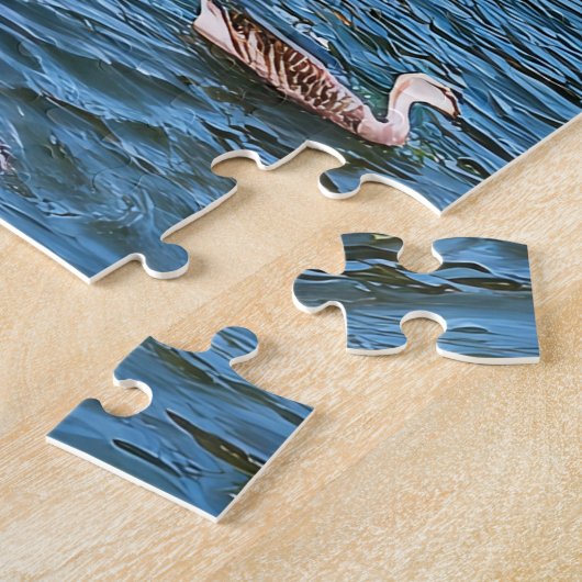 Lakeside Bliss Legpuzzel (Zijkant)