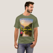 Lakeside Bliss: Zomervakantie T-shirt (Voorkant volledig)
