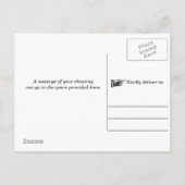 Lakeside Boat Adres wijzigen Aangepaste foto Aankondigingskaart (Achterkant)