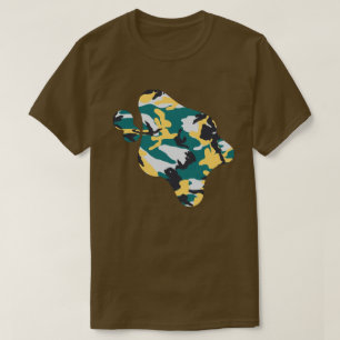 Lakeside Camo Pattern Paint Splat T-shirt