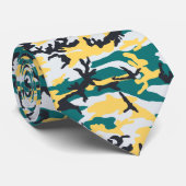 Lakeside Camo Pattern Stropdas (Opgerold)