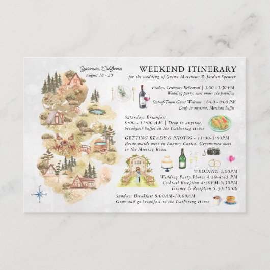 Lakeside Campground | Weddenschapsweek Informatiekaartje (Voorkant)