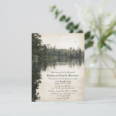 Lakeside Camping Family Reunion Jamboree Barbecue Kaart (Staand voorkant)