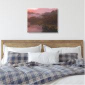 Lakeside (Dawn) Canvas Afdruk (Insitu (Slaapkamer))