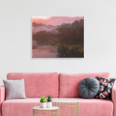 Lakeside (Dawn) Canvas Afdruk (Insitu (Woonkamer))