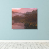 Lakeside (Dawn) Canvas Afdruk (Insitu (Houten vloer))