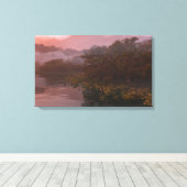 Lakeside (Dawn) Canvas Afdruk (Insitu (Houten vloer))