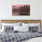 Lakeside (Dawn) Canvas Afdruk (Insitu (Slaapkamer))