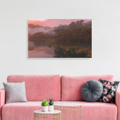 Lakeside (Dawn) Canvas Afdruk (Insitu (Woonkamer))