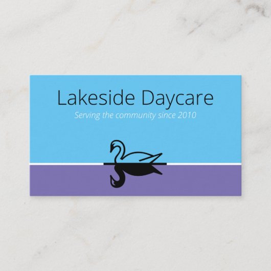Lakeside Daycare Visitekaartje (Voorkant)