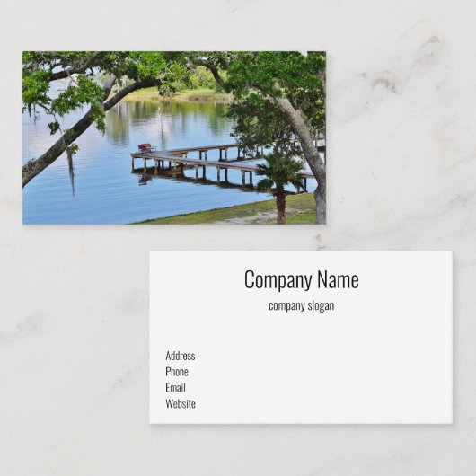 Lakeside Dock Visitekaartjes (Voorkant / Achterkant)