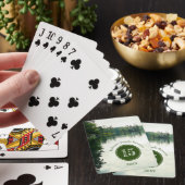 Lakeside Familie Reünie Camping Potluck Barbecue Pokerkaarten (Insitu)