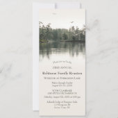 Lakeside Family Reunion Camping Jamboree Barbecue Kaart (Voorkant)