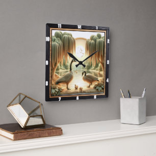 Lakeside ganzen Heritage Clock Vierkante Klok