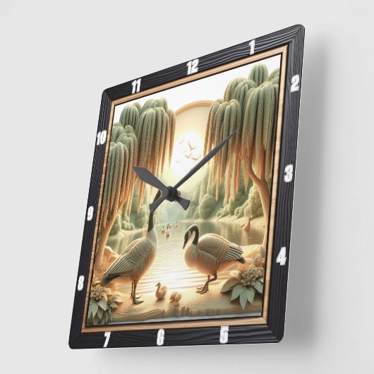 Lakeside ganzen Heritage Clock Vierkante Klok (Hoek)