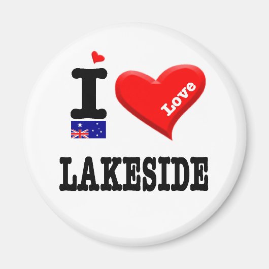 LAKESIDE - I Love Magneet (Voorkant)