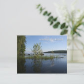 Lakeside in Suomi Finland Briefkaart (Staand voorkant)