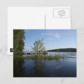 Lakeside in Suomi Finland Briefkaart (Voorkant / Achterkant)