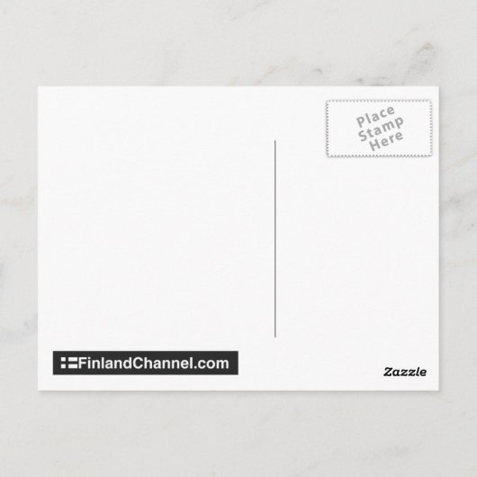 Lakeside in Suomi Finland Briefkaart (Achterkant)