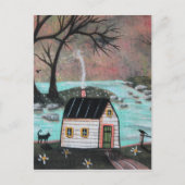 Lakeside Isle Seascape Briefkaart (Voorkant)