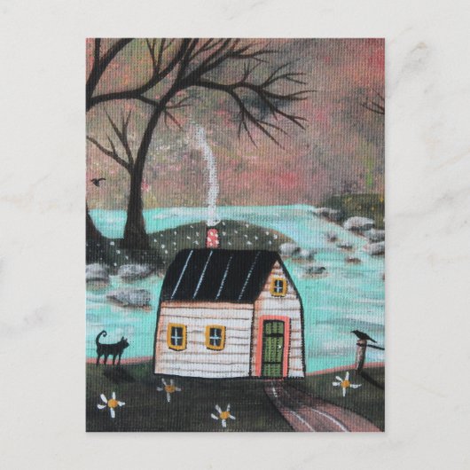 Lakeside Isle Seascape Briefkaart (Voorkant)