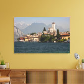 Lakeside, Malcesine, provincie Verona, Italië Canvas Afdruk (Insitu (Woonkamer))