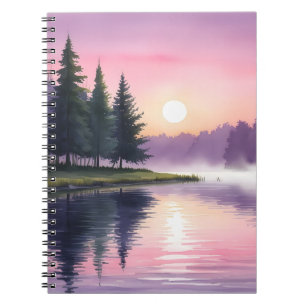 Lakeside Morning Mist Notitieboek