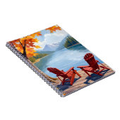 Lakeside Morning | Peaceful Mountain Landscape Notitieboek (Rechterzijde)