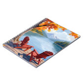 Lakeside Morning | Peaceful Mountain Landscape Notitieboek (Linkerzijde)