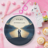 Lakeside Mountain Fun Natuur Lake Vrijgezellenfees Papieren Bordje (Feest)