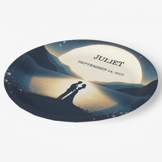 Lakeside Mountain Fun Natuur Lake Vrijgezellenfees Papieren Bordje (Gekanteld)