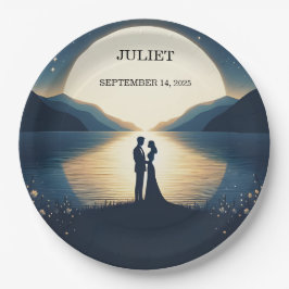 Lakeside Mountain Fun Natuur Lake Vrijgezellenfees Papieren Bordje