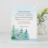 Lakeside Mountain Hoge Pijnbomen Buiten Huwelijk Kaart (Staand voorkant)