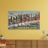 Lakeside, Ohio - Lake Erie - Large Letter Canvas Afdruk (Insitu (Woonkamer))