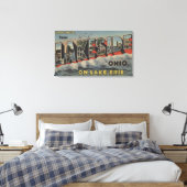 Lakeside, Ohio - Lake Erie - Large Letter Canvas Afdruk (Insitu (Slaapkamer))