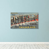 Lakeside, Ohio - Lake Erie - Large Letter Canvas Afdruk (Insitu (Houten vloer))