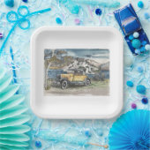 Lakeside Papieren Bordje (Feest)