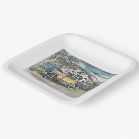 Lakeside Papieren Bordje (Gebogen)