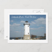 Lakeside Park, Fond Du Lac Briefkaart (Voorkant / Achterkant)
