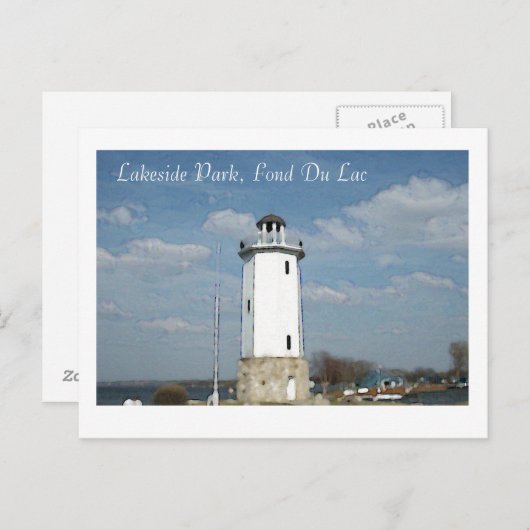 Lakeside Park, Fond Du Lac Briefkaart (Voorkant / Achterkant)