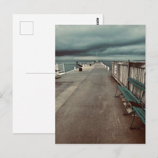 Lakeside Pier-fotografie Briefkaart (Voorkant / Achterkant)