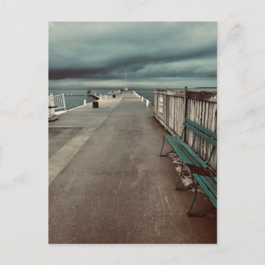 Lakeside Pier-fotografie Briefkaart (Voorkant)