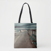 Lakeside Pier-fotografie Tote Bag (Voorkant)