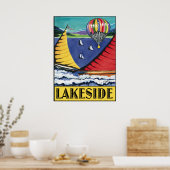 Lakeside-poster Poster (Keuken)