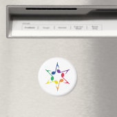 Lakeside Pride Star Koelkastmagneet Magneet (Insitu (Vaatwasser))